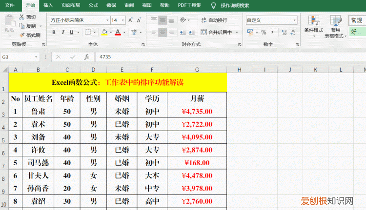 excel工作表中的排序你真的掌握吗