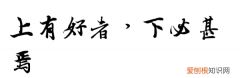 上有好者下必甚焉什么意思，上有好者,下必有甚焉者矣什么意思