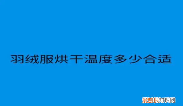 羽绒服可以烘干机烘干多少度,羽绒服可以放在烘干机里面烘干