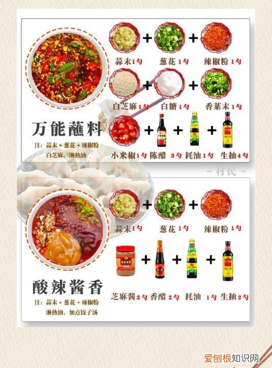 饺子蘸料怎么做，家庭自制饺子蘸料怎么做