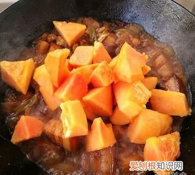 木瓜烧肉的做法