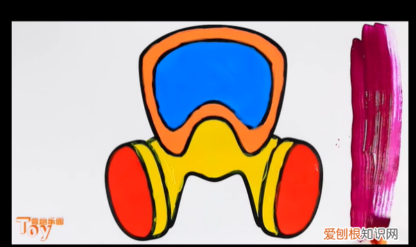 防毒面具怎么画,怎么画简单的面具
