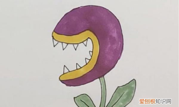 食人花怎么画，怎样画恐怖的食人花视频