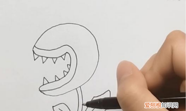 食人花怎么画，怎样画恐怖的食人花视频