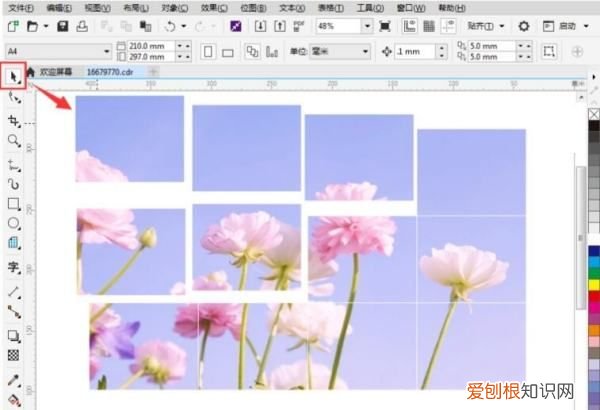 cdr该如何才能切图,cdr怎么把图形分成两半