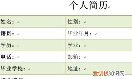 如何在个人简历插入照片
