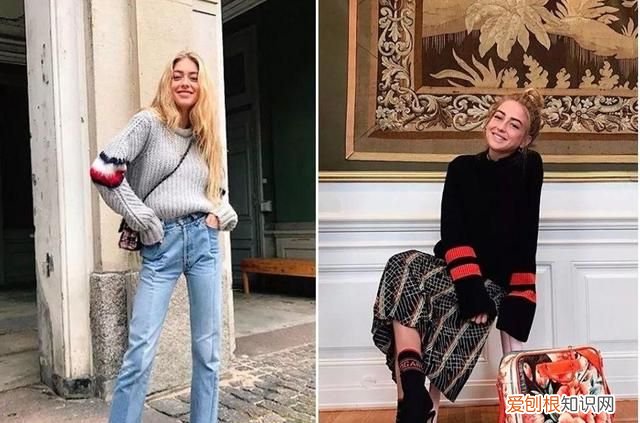 宽松慵懒毛衣怎么搭配