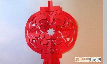 镂空灯笼的剪纸方法