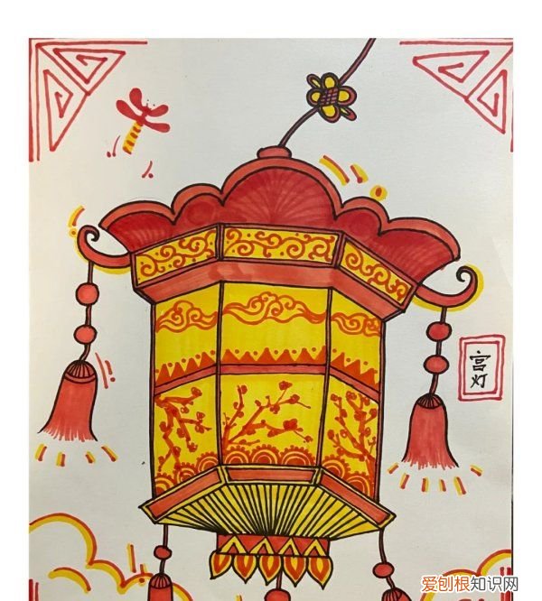 福灯笼怎么拼方法，三面灯笼六个福怎么拼装