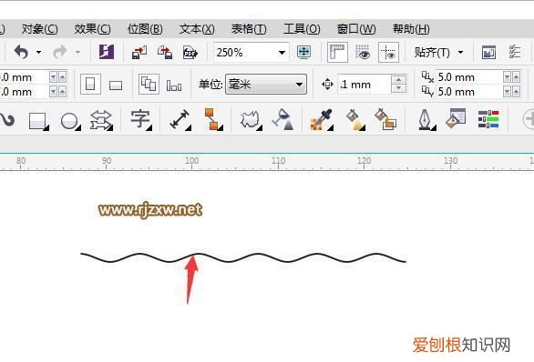 cdr该怎样才可以绘画出波浪线