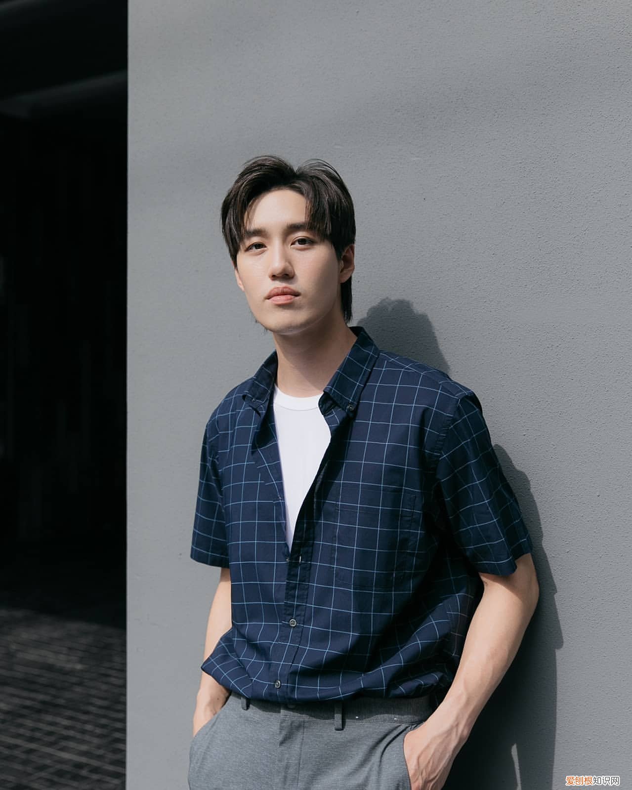 男士格子衬衫穿搭