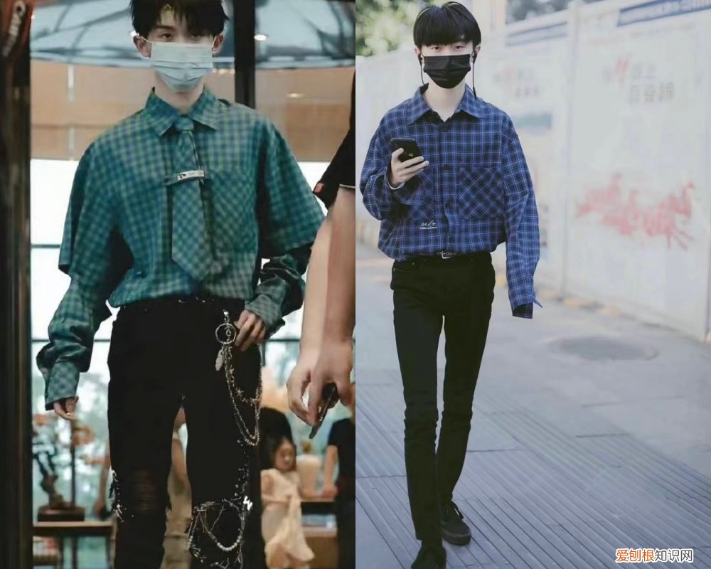 男士格子衬衫穿搭