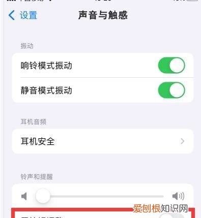 苹果音量键怎么区分铃声和音量