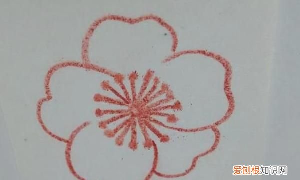 怎么画桃花