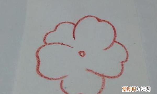 怎么画桃花