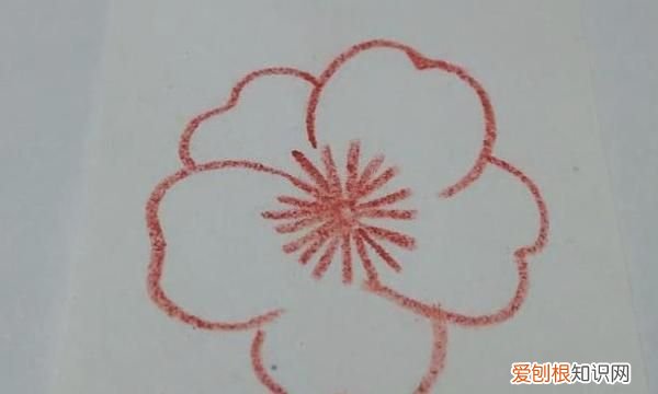 怎么画桃花