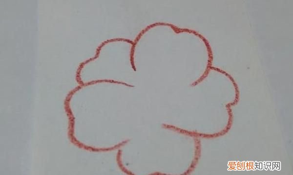 怎么画桃花