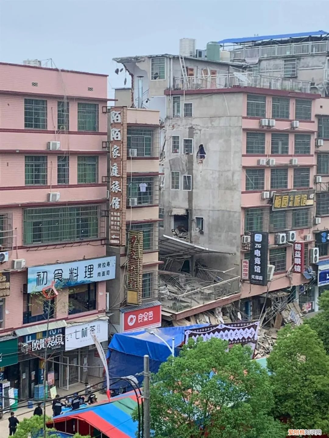 突发事件!长沙一栋老式楼房突然坍塌,目击者称:有人员被困其中