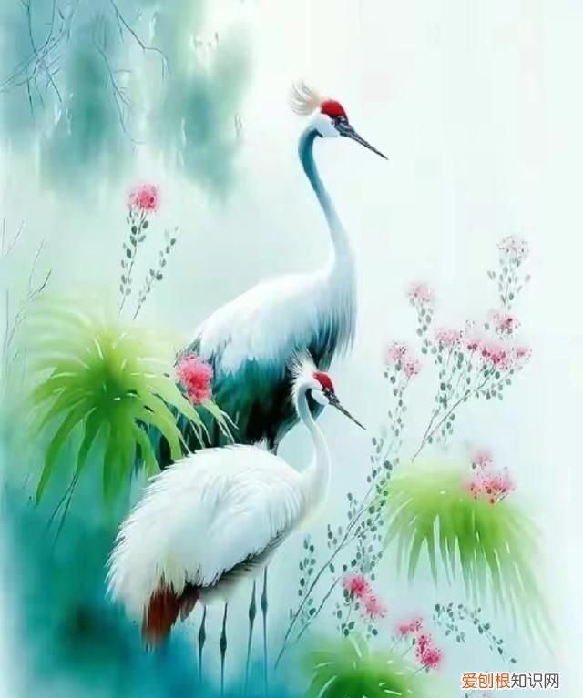 仙鹤的寓意益寿延年