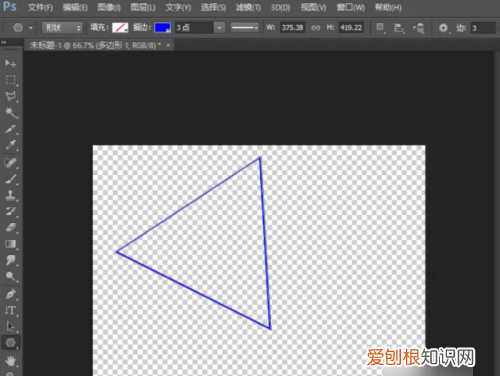 PS三角形应该怎么画,ps中如何画三角形箭头
