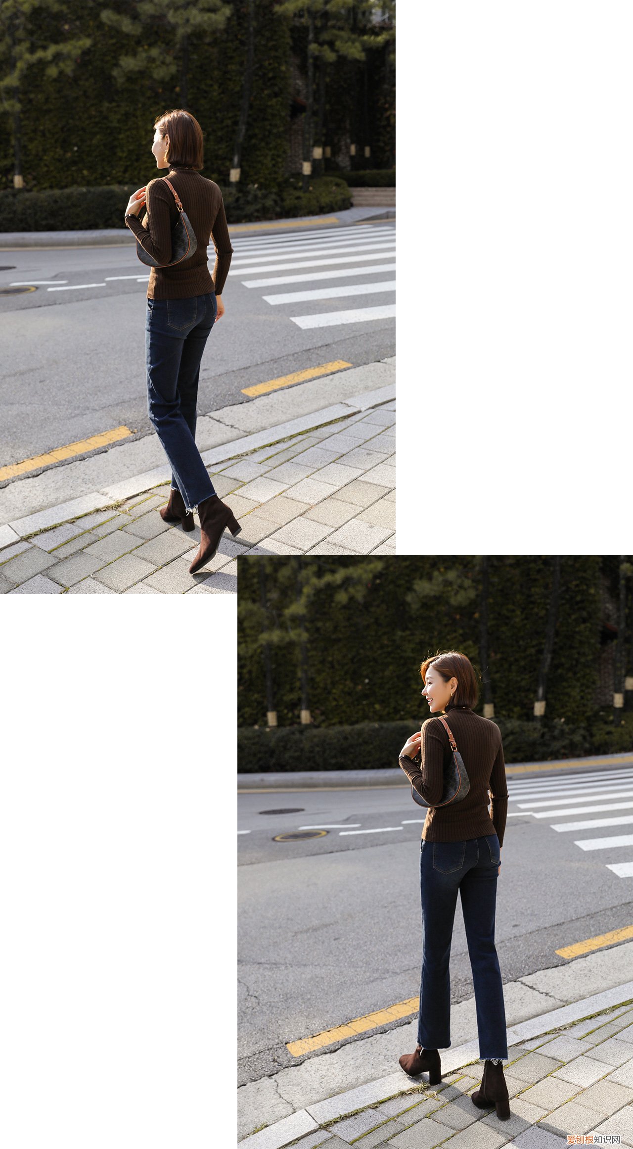 紧身毛衣怎么搭配