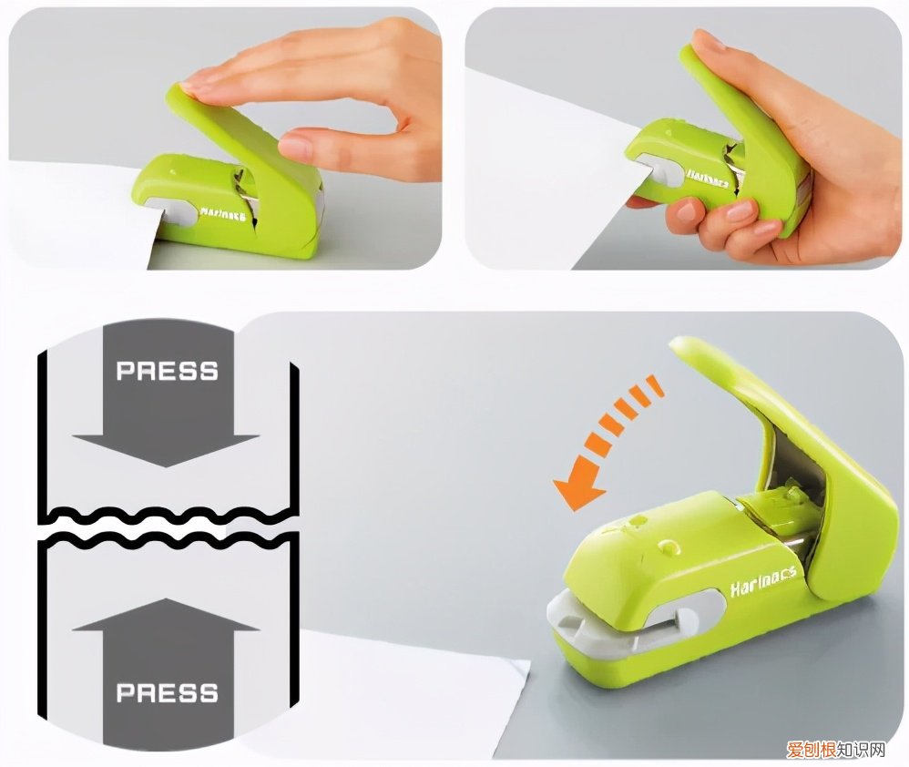 无针订书机怎么用