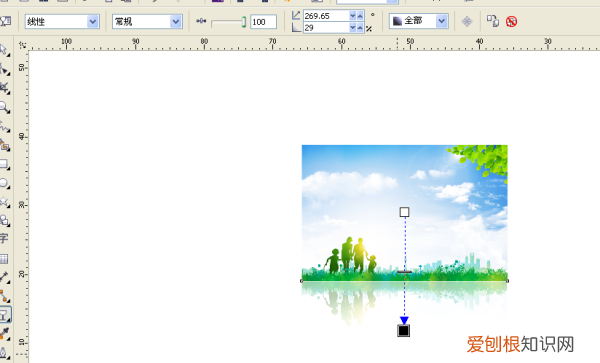 cdr倒影怎么做,cdr做图片的投影