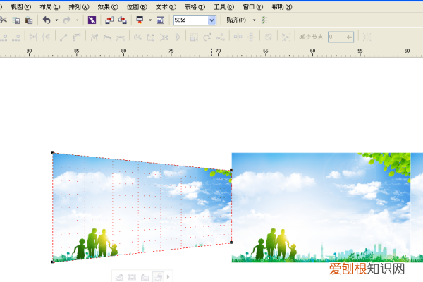 cdr倒影怎么做,cdr做图片的投影
