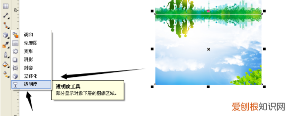 cdr倒影怎么做,cdr做图片的投影