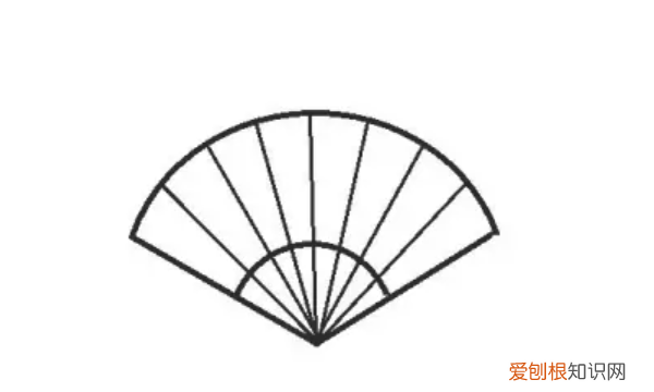 扇子怎么画，怎样画扇形图