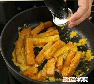 咸蛋黄焗南瓜怎么能焗上蛋黄 空气炸锅咸蛋黄焗南瓜