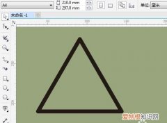 cdr该咋滴才能画三角形，coreldraw怎么绘制三角形