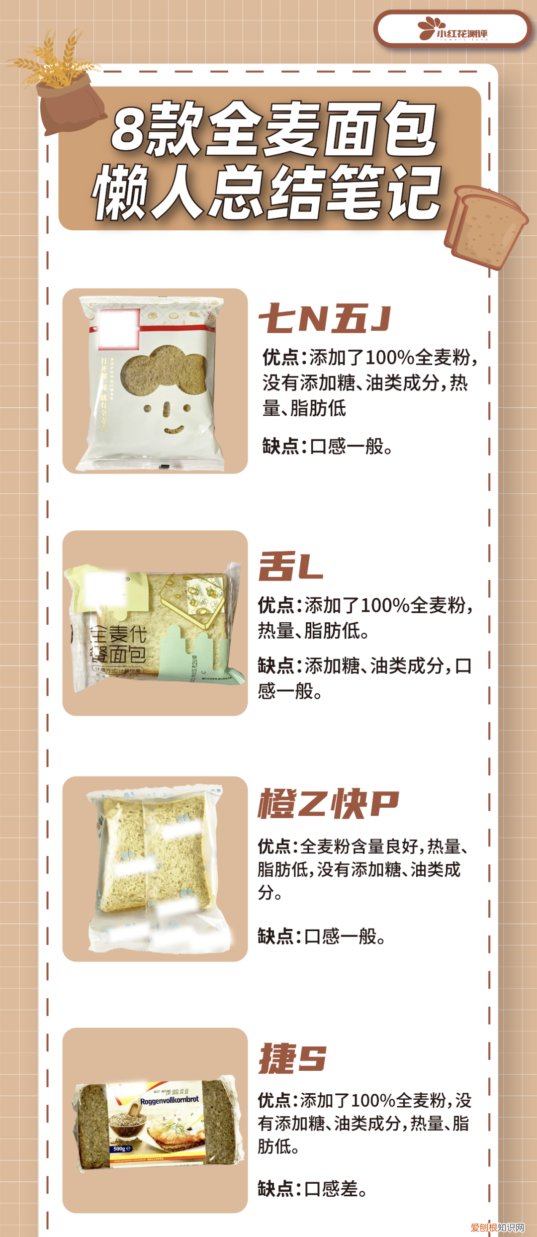 饱腹感超强的减肥产品有哪些？这8款全麦面包一定要知道