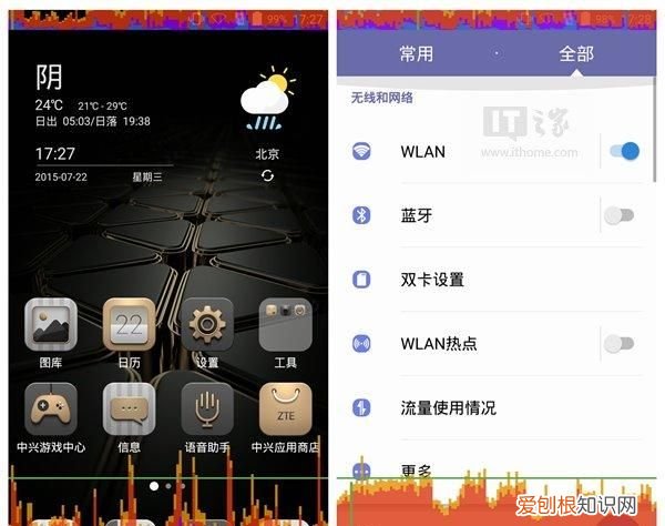 全新的中兴axon天机智能手机