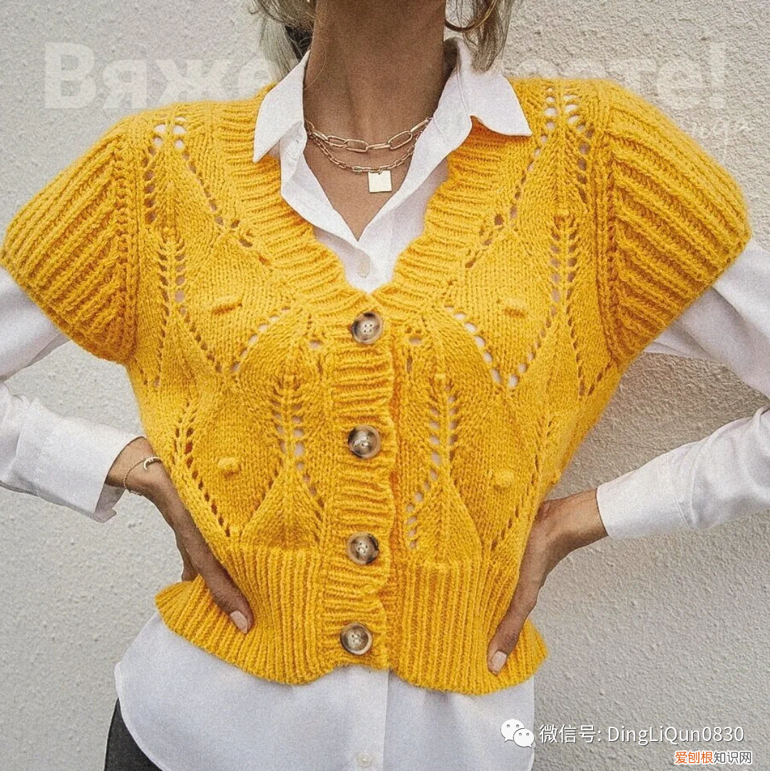 女士背心编织款式大全分享，40款迷人造型，必看系列