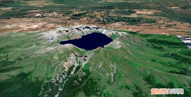 三维地图带你看神秘的长白山,长白山山势图