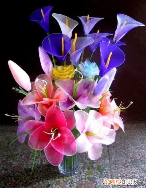 丝网花胸花制作图片