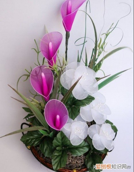 丝网花胸花制作图片