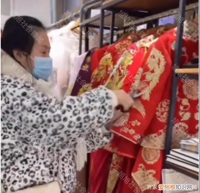 婚纱店回应女子怒剪32件婚纱,嘴里回应:多少钱我都赔得起