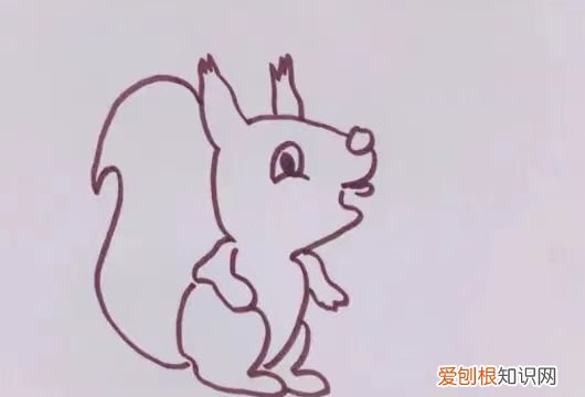 qq红包松鼠怎么画,小松鼠怎么画简单又可爱