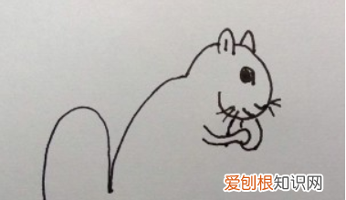 qq红包松鼠怎么画,小松鼠怎么画简单又可爱