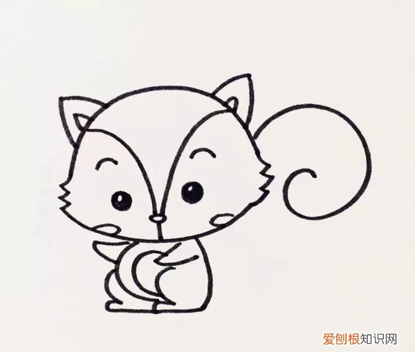 qq红包松鼠怎么画,小松鼠怎么画简单又可爱
