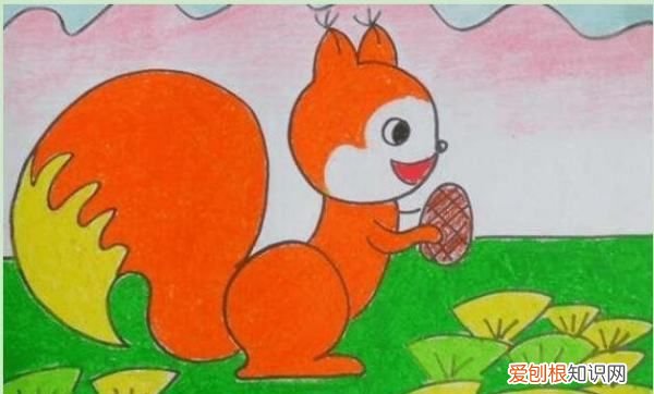 qq红包松鼠怎么画,小松鼠怎么画简单又可爱
