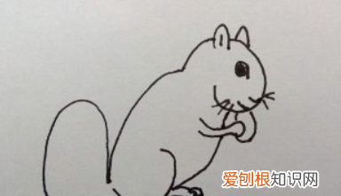 qq红包松鼠怎么画,小松鼠怎么画简单又可爱
