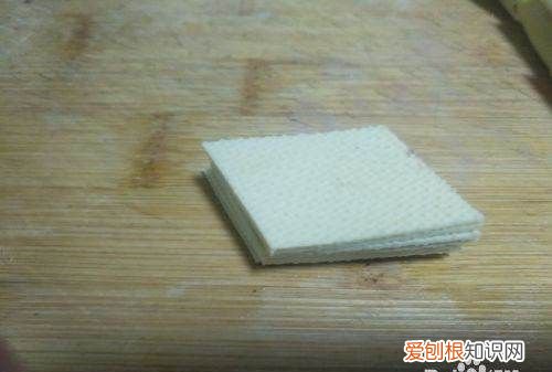 菱形片怎么切,干豆腐怎么切棱形块