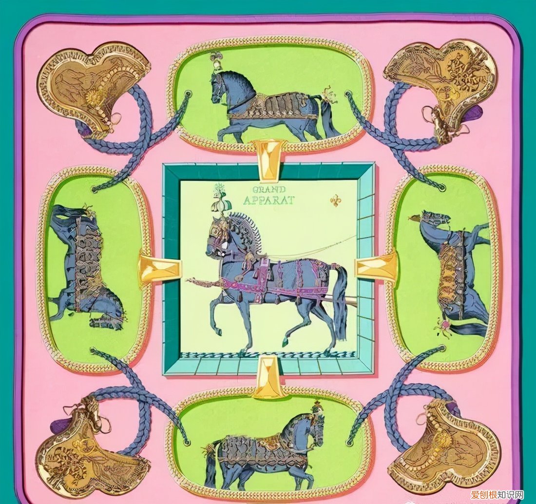 爱马仕丝巾图案大全