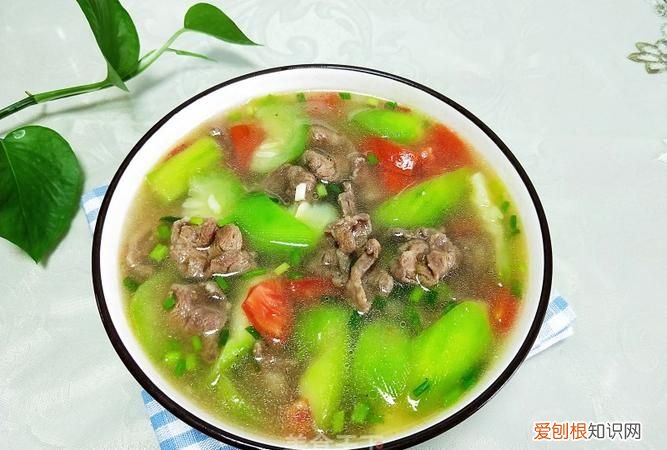 絲瓜牛肉湯的做法，牛肉湯怎么做好喝又提鮮