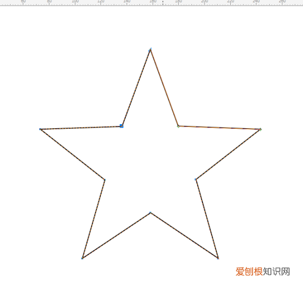 coreldrawx4畫五角星，cdr該咋得才能畫五角星
