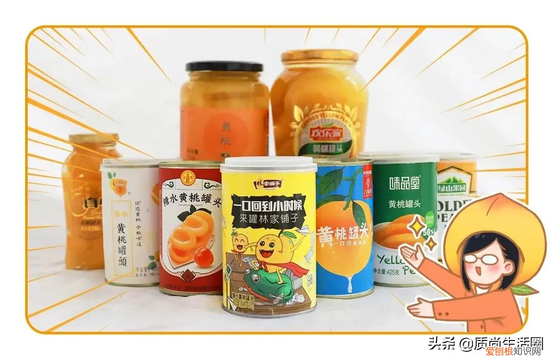 9款黄桃罐头对比测评