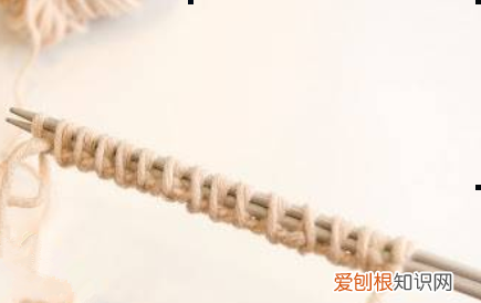 织围巾怎么起针